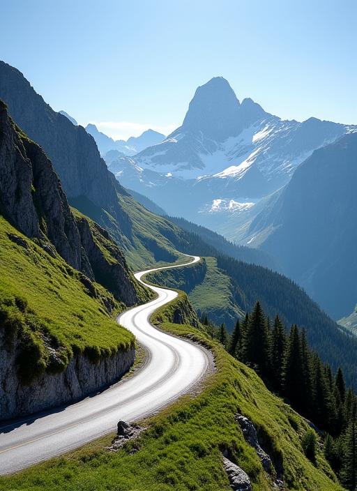 Die Großglockner Hochalpenstraße im Sommer